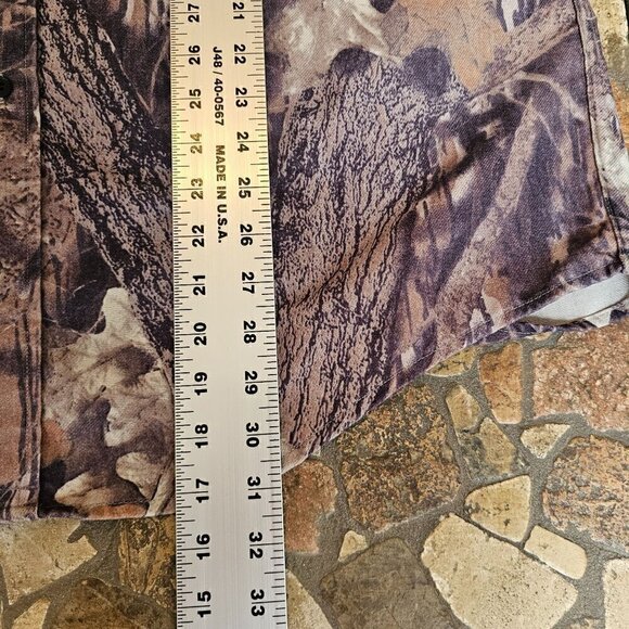 L.L.Bean Men's Camouflage Button-Up Shirt, Loose Fit, Long Sleeves, Size Large - Picture 12 of 12